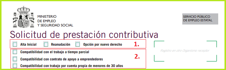 Cómo rellenar el impreso para solicitar el paro Cursosinemweb.es