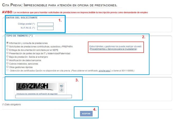 cita previa para discapacitados