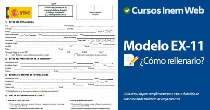 Como Rellenar El Modelo Ex 18 Cursosinemweb Es