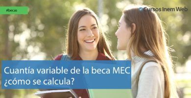 Cuantía variable de las becas MEC